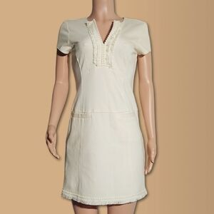 NANETTE Lepore Ivory Lecture Hall Dress Size: 6
